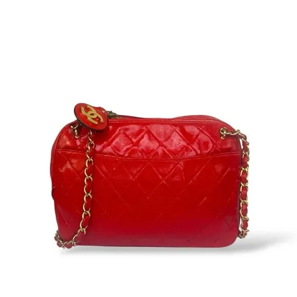 CHANEL Vintage CC Logo Shoulder Purse